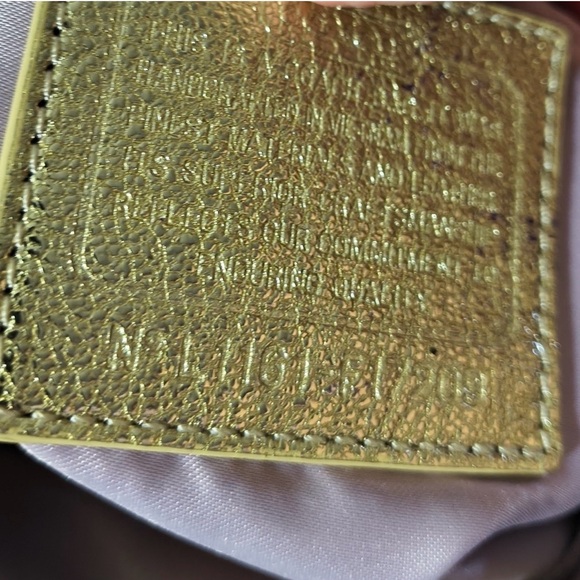 Coach Beige, Gold and Purple Hobo Bag - Picture 3 of 9